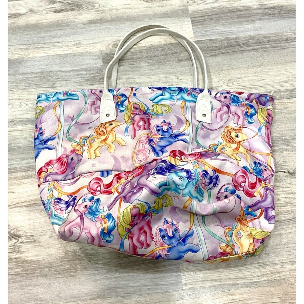 Iron Fist My Little Pony Rare Sundae Best G1 Shoulder Tote Bag Large 25” X 20”